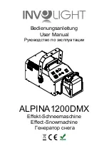 Предварительный просмотр 1 страницы involight ALPINA 1200DMX User Manual