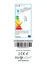 Предварительный просмотр 12 страницы involight COBARCH1220 User Manual