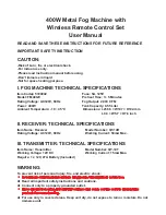 involight FM400-E Important Safety Instructions preview