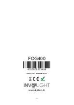 Предварительный просмотр 54 страницы involight FOG400 User Manual