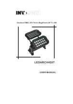 involight LEDARCH420T User Manual предпросмотр