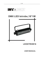 involight LEDSTROB18 User Manual preview