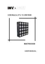 Preview for 1 page of involight MATRIX559 User Manual