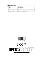 Preview for 8 page of involight MH5R Beam User Manual