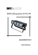 Preview for 1 page of involight QUADBAR1631 User Manual