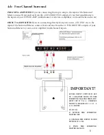 Предварительный просмотр 8 страницы invovle audio SURROUND MASTER SM-465 User Manual