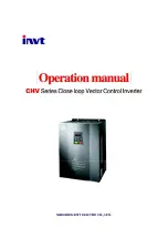 Предварительный просмотр 1 страницы INVT CHV100-004G-2 Operation Manual