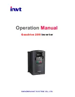 Предварительный просмотр 1 страницы INVT GD200-037G/045P-4 Operation Manual