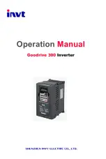 Предварительный просмотр 1 страницы INVT GD300-004G-4 Operation Manual