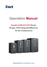 INVT GD300-01A-011G-4-RT Operation Manual предпросмотр