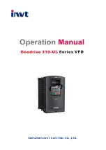 INVT GD310-011P-4-UL Operation Manual preview