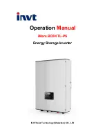 INVT iMars BD3KTL-PS Operation Manual preview