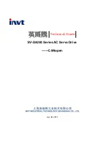 INVT SV-DA200 Series Technical Manual preview