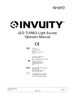 Invuity LED TURBO Operator'S Manual preview