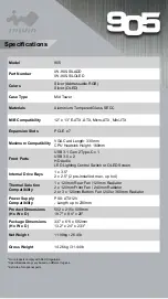 Preview for 3 page of InWin 905 User Manual