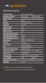 Preview for 9 page of InWin Sirius Loop ASL120 User Manual