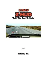 Inzinious, Inc. Z-NAV Z-HUD Instructions For Use And Installation предпросмотр