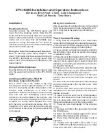 Preview for 3 page of iO HVAC Controls ZP3-HCMS Installation And Operation Instructions