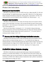 Preview for 20 page of IO-Power Technology Cloudy-Solar Collection IOP-USSS-12V1224-OA Series User Manual