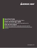 IOGear Dock Pro GUD3C4K4 Quick Start Manual предпросмотр