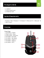 Предварительный просмотр 2 страницы IOGear FOKUS II GME671 Quick Start Manual