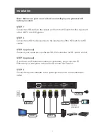 Preview for 7 page of IOGear GHSW8241 User Manual