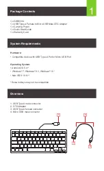 Preview for 2 page of IOGear GKB633U Quick Start Manual