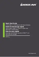 Preview for 1 page of IOGear GUD3C04 Quick Start Manual