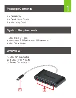 Предварительный просмотр 2 страницы IOGear GUH3C14 Quick Start Manual