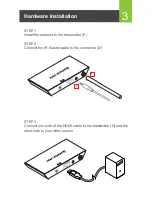 Предварительный просмотр 4 страницы IOGear GWHDKIT11 Quick Start Manual