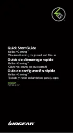 IOGear Kaliber Gaming GKM602R Quick Start Manual preview