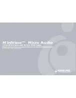 IOGear MiniView Micro Audio GCS614A Quick Start Manual предпросмотр