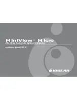 IOGear MiniView Micro GCS62 Installation Manual preview