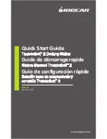 IOGear Thunderbolt 2 GTD720 Quick Start Manual предпросмотр