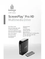 Preview for 1 page of Iomega 34151 - ScreenPlay Pro HD Multimedia Drive Quick Start Manual