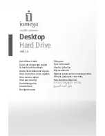 Предварительный просмотр 1 страницы Iomega 34268 - eGo Desktop 1 TB External Hard Drive Quick Start Manual