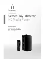 Iomega 34650 - ScreenPlay Director HD Media Player Quick Start Manual preview