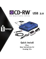 Preview for 1 page of Iomega CD-RW Drive Quick Install Manual