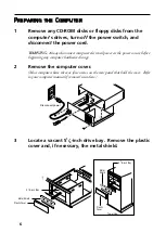 Preview for 6 page of Iomega Ditto Tape Drive Installation Manual