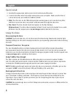 Preview for 2 page of Iomega eGo 35527 Quick Start Manual