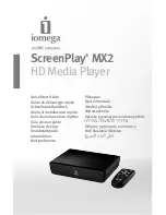 Preview for 1 page of Iomega ScreenPlay MX2 Quick Start Manual