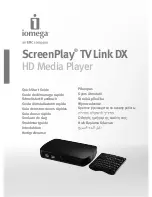 Iomega ScreenPlay TV Link DX Quick Start Manual preview