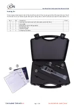 Preview for 7 page of ion science GasCheck Tesla Instrument User Manual