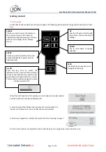 Preview for 14 page of ion science GasCheck Tesla Instrument User Manual