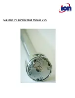 Preview for 1 page of ion science GasClam User Manual