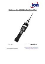 ion science PhoCheck+ 1000Ex User Manual предпросмотр