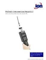 ion science PhoCheck Plus 1000Ex User Manual предпросмотр