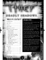 Preview for 2 page of Ion Storm THIEF DEADLY SHADOWS Manual