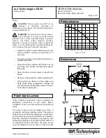 Предварительный просмотр 3 страницы Ion Technologies ES45M-1 Operation Manuals