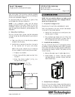 Предварительный просмотр 3 страницы Ion Technologies Ion+ Connect Operation Manual